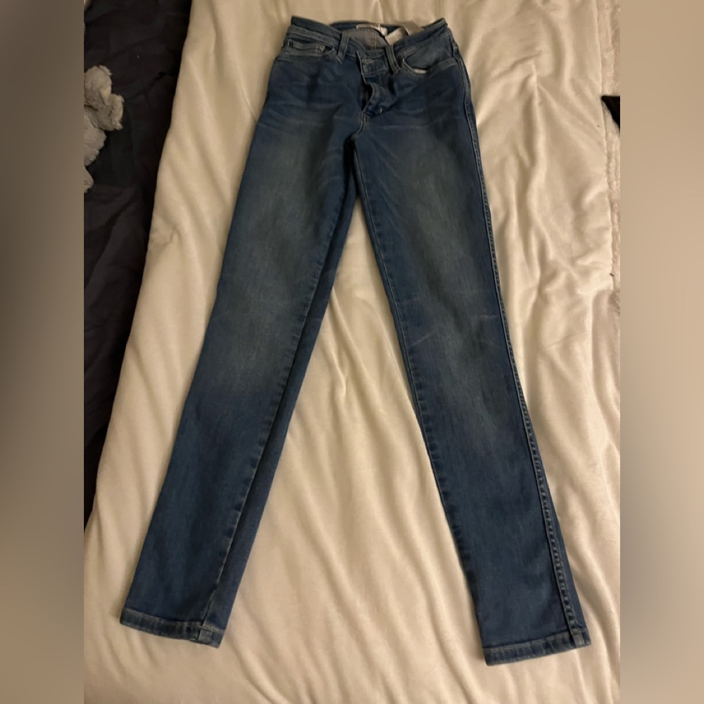 Guess high rise skinny jeans